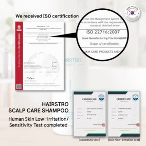 HAIRSTRO 500ml Concentrated Formula Scalp Care Shampoo for All <b>Hair</b> Types Made in Korea <b>Developed</b> Improve Dandruff Scalp Comfort - Product Image 5
