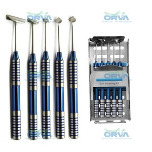 Fabricante de kit de cepillado suave de 5 piezas | Instrumentos quirúrgicos de Implantes Dentales | Instrumentos de Cirugía de solapa lingual CE ISO - Product Image 1