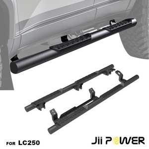 Marchepieds latéraux en acier carbone, installation par perçage OEM, sans perçage, accessoire extérieur robuste pour Toyota Land Cruiser LC250 2024+ - Product Image 1
