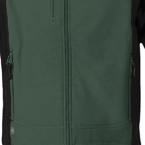 เสื้อแจ็คเก็ตซอฟต์เชลล์ผู้ชายแบบกลับด้านได้สำหรับฤดูหนาว เนื้อผ้านุ่มพิเศษ ระบายอากาศได้ดี ไซส์ใหญ่ กันน้ำ คอตั้ง ซิปแบบคลาสสิก มีฮู้ด - Product Image 3