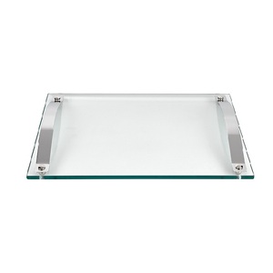 Plat de service rectangulaire fait main de style moderne avec poignées de miroir fantaisie Plateau de service rectangulaire de luxe Vente en gros de nouveaux créateurs - Product Image 4