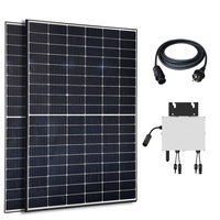 Sistema Solar Doméstico de 830W, 2 Módulos Microcristalinos de 415W, Inversor MPPT de 800W, Voltaje de Salida de 220V, Rectangular, Metálico, Plástico