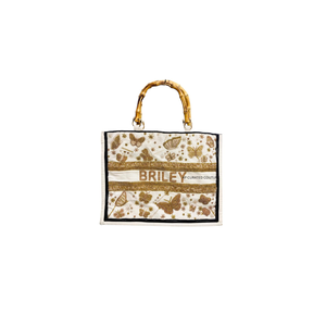 Bolsos Tote Hechos a Mano con Cuentas, Diseño Sólido, Cierre de Cremallera y Diseño Abierto, Nombres Personalizados en Lona Resistente para Pedidos al por Mayor - Product Image 3