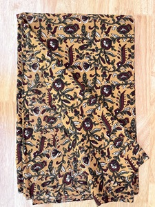 Bloc floral impression personnalisée coton tissu indien à la main été tricoté multicolore course artisanat faisant du matériel en gros - Product Image 2