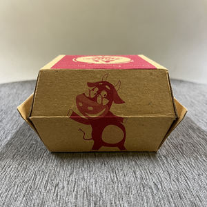 กล่องใส่อาหารกล่องกระดาษลูกฟูกแบบพรีเมียมภาชนะใส่อาหารรีไซเคิลได้และเป็นมิตรกับสิ่งแวดล้อมกล่องอาหารกลางวันกระดาษคราฟท์ทนทาน - Product Image 4