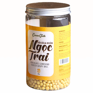 Proveedor de Exportación de Vietnam, OEM/ODM, Bolas Crujientes de Chocolate Compuesto con Plátano HALAL, Decoración de Cacao para Pasteles, Precio de Mayoreo - Product Image 1