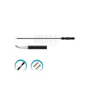 Cuchillo de gancho de electrodo monopolar aislante laparoscópico quirúrgico Manual de acero inoxidable y fuente de energía eléctrica - Product Image 2