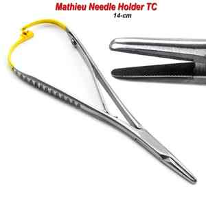Meilleure vente orthodontique Mathieu porte-aiguille manuel Source d'alimentation TC hémostat Instruments chirurgicaux dentaires - Product Image 5
