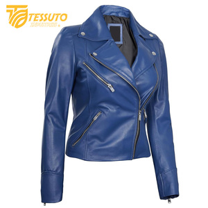 100% <b>Real</b> <b>Leather</b> Women's <b>Jacket</b> New Casual & Stylish Biker Genuine <b>Leather</b> <b>Jacket</b> in Premium Packaging - Product Image 4