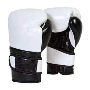 Gants de boxe en cuir personnalisés, écologiques et respirants, en gros directement d'usine, pour entraînement en extérieur et sac de frappe, traitement OEM, remise - Product Image 1