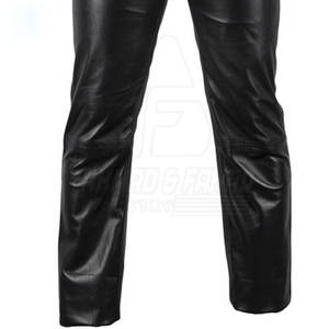 กางเกงหนังลำลองผู้ชาย ดีไซน์พิเศษ คุณภาพสูง สำหรับฤดูหนาว ใส่ได้ทั้งกลางแจ้ง เป็นมิตรกับสิ่งแวดล้อม ระบายอากาศได้ดี - Product Image 3