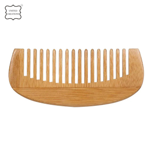 Cepillo de pelo de bambú, peine de bambú Natural, peine de pelo respetuoso con el medio ambiente para viajes, Hotel, peine de barba de madera natural de bambú no estático - Product Image 4