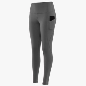 Leggings de compression pour femmes, taille haute, élastique, coupe ajustée, écologiques, légers, respirants, longueur intégrale, uni, taille plus - Product Image 1