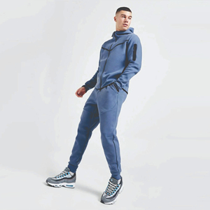 Survêtements en coton pour hommes de haute qualité imprimé personnalisé séchage rapide respirant Tech polaire hiver ensembles-Vente en gros - Product Image 2