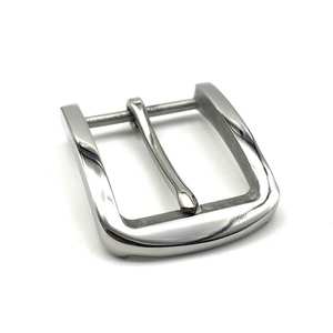 Hebilla de cinturón de acero inoxidable Hebilla de cinturón de cuero con acabado espejo - Product Image 1