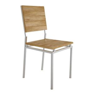 Silla de Comedor Moderna, Silla Minimalista de Madera con Patas de Aluminio para Comedor, Hotel, Restaurante, Banquete, Juego de Muebles de Cocina - Product Image 1