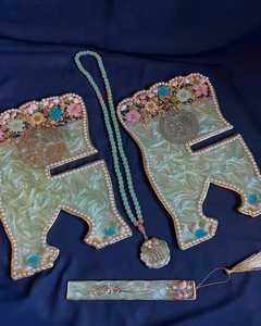 Soporte Clásico de Resina para el Sagrado Corán, 12 Pulgadas, Plegable, con Nombre Personalizado, Color Rehal, Regalo Religioso para Ramadán, Hazlo Tú Mismo - Product Image 3