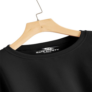 Camiseta corta de manga larga para mujer, camisa de manga corta, colores especiales, diseño de logotipo personalizado, talla grande, colección de invierno - Product Image 3