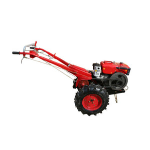 Mini tractor agrícola diésel con accesorio de arado Diseño de dos ruedas con componentes básicos Cojinete Motor Engranaje Caja de cambios - Product Image 1