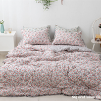 Nouveau imprimé Shandong usine couette couette mélange extensible Poly tissu imprimé fleuri Polyester coréen maison Textile PVC sac à main