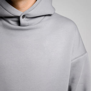 Sudadera con capucha elegante y moderna con cremallera de peso pesado para hombres, Sudadera con capucha de algodón suave 100% respetuosa con el medio ambiente personalizada con logotipo personalizado - Product Image 3