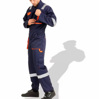 Combinaison de chaudière globale de travail ignifuge personnalisée en usine combinaison uniforme de sécurité industrielle combinaison de travail ignifuge Fr combinaison