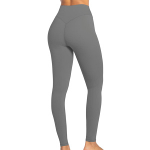 Wholesale High Quality Soft Breathable Quick Dry Gym Workout Tight Tummy <b>Control</b> Women High Waist <b>Leggings</b> Spandex/Polyester - Product Image 6