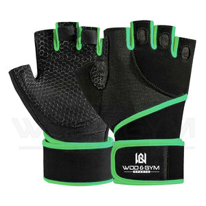 Guantes de levantamiento de pesas personalizados profesionales unisex, guantes de gimnasio, soporte de muñeca, envoltura ajustable, entrenamiento, Fitness, culturismo, deportes - Product Image 1