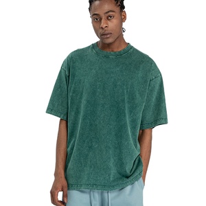 Top notch Custom Oversized Sporty Jersey <b>T</b>-Shirt Distressed Snow Wash Short Sleeve for Spring Summer Streetwear <b>T</b>-shirts for men - Product Image 1