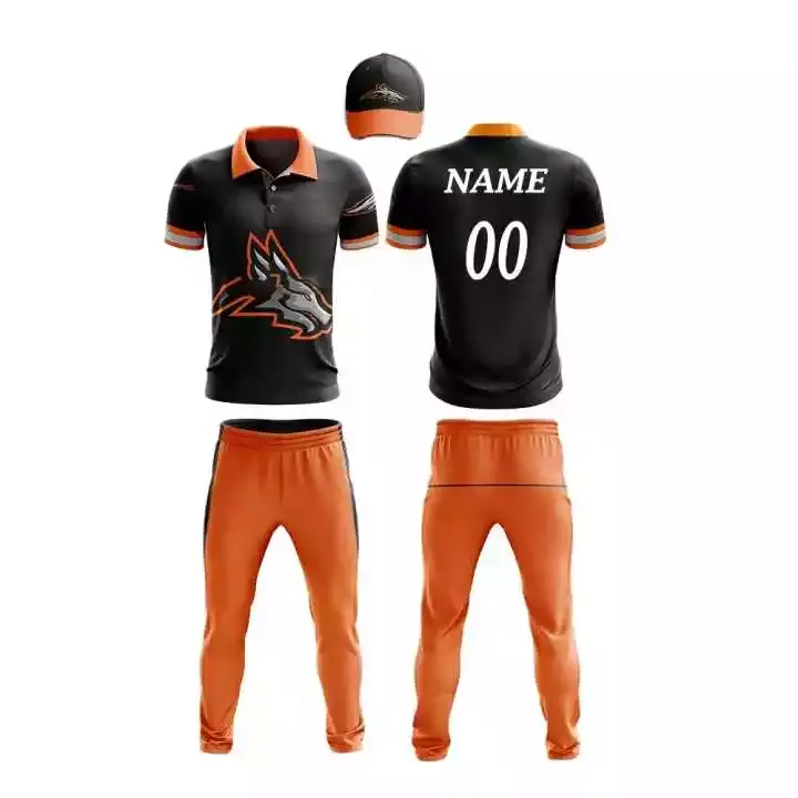 2023 Top Quality Custom New Design Cricket Jersey pantaloni uniforme da Cricket, sublimazione Cricket miglior prezzo uniformi