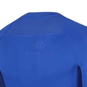 T-shirts de compression pour hommes de haute qualité Tissu tricoté sur mesure à bas quantité minimale de commande meilleur prix - Product Image 4