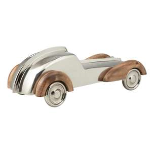 Voiture de course en métal, jouet pour enfants, cadeaux, modèle, métal poli brillant, artisanat en bois, voitures décoratives, décoration de table de chambre, décoration moderne de la maison - Product Image 3