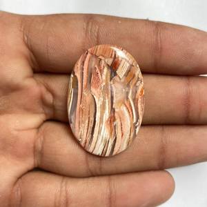 Cabujón de Rodocrosita Roja Ovalada 100% Natural de Alta Calidad para Joyería, Venta al por Mayor OEM - Product Image 3