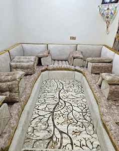 Canapé de style Majlis arabe, design classique, ensemble élégant pour salon, sièges d'angle luxueux, design gain de place - Product Image 5