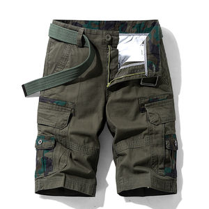 Pantalones cortos Cargo de camuflaje para hombre, moda informal de verano 2024, pantalones cortos de algodón de sarga transpirables de secado rápido, holgados, clásicos personalizados - Product Image 6