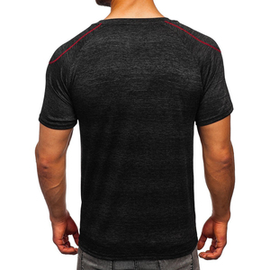 2024 Personnalisé Plaine 100% Polyester Hommes Gym Fitness Marche T-Shirts Pas Cher OEM ODM Blanc T-Shirt - Product Image 2