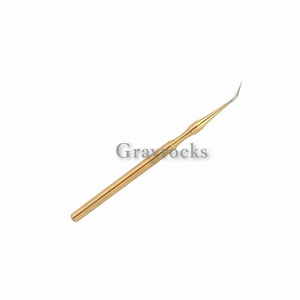 Ensemble de pinces à cils miroir en acier inoxydable 3 pièces avec pince à épiler personnalisée à pointe pointue - Product Image 2