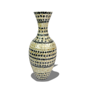 Elegante Art Deco Madre de Perla Jarrón Timeless Hogar Botella Decorativa - Product Image 1