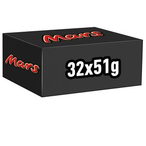 Mars 32 Paquetes x 51g Barras de Chocolate con Caramelo, Turrón y Chocolate con Leche - Product Image 2
