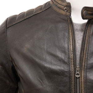 แจ็กเก็ตหนังลำลองในเมืองมีโลโก้ด้านหน้าสำหรับเครื่องแต่งกายประจำวันสำหรับฤดูหนาวกันน้ำและเป็นมิตรกับสิ่งแวดล้อม - Product Image 5