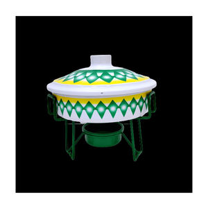 Plat de chauffe-plats imprimé floral jaune fait à la main meilleure vente et de haute qualité - Product Image 6