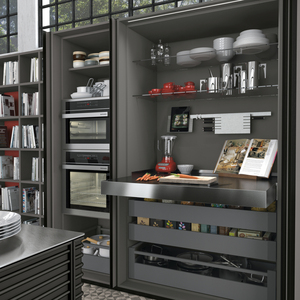 Modello Emuca spagna 2046469 guide estensibili regolabili in altezza tavoli pieghevoli 39 M120 mobili da soggiorno anodizzati in alluminio - Product Image 2