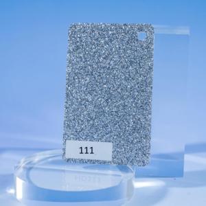 Feuille d'acrylique découpée au laser vert foncé pailleté de 1/8 po avec service de découpe - Product Image 5