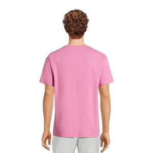 Camisetas de algodón de 300g para hombre, camiseta transpirable holgada de cuello redondo de verano de manga corta para hombre y mujer, Camiseta básica - Product Image 2