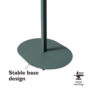 Soporte de ropa de metal contemporáneo Organizador de múltiples ganchos Construcción de acero duradero - Product Image 5