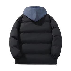 Chaqueta acolchada de invierno frío con logotipo personalizado para hombres y mujeres Abrigo grueso con estilo para exteriores Parka Chaquetas acolchadas para hombres - Product Image 2