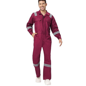 Combinaison de travail haute visibilité à manches longues, service OEM, fournie par l'usine, en vente - Product Image 1