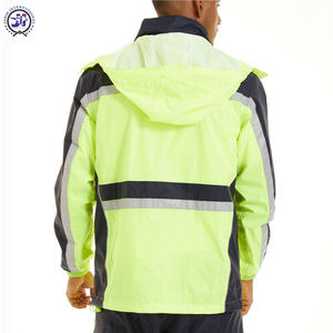 Full Sleeves <b>Safety</b> Jacket Premium Quality Wholesale 2024 Working Wear Customized Logo Printing Light Weight Quick Dry For Men - Product Image 4