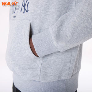 Sudadera con capucha de mezcla de algodón informal para hombre, sudadera básica de manga larga de lana cálida de invierno con bolsillo, ropa de calle, Top de gran tamaño - Product Image 6