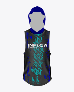 Uniforme de football 7v7 sur mesure, imprimé par transfert thermique, sublimé, polyester léger, séchage rapide, respirant, sans manches, adulte - Product Image 1